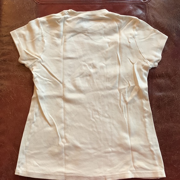 🎄3 for $18🎄GUC Urban Smalls girls 12 “Meowy Christmas” T, cream, w/ fat cat - Picture 4 of 4